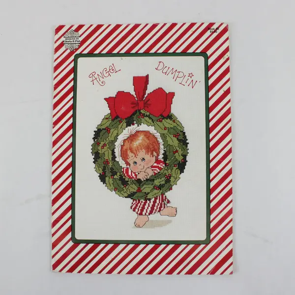 Designs by Gloria & Pat Vintage Cross-Stitch Patterns Christmas Angel Theme 1983