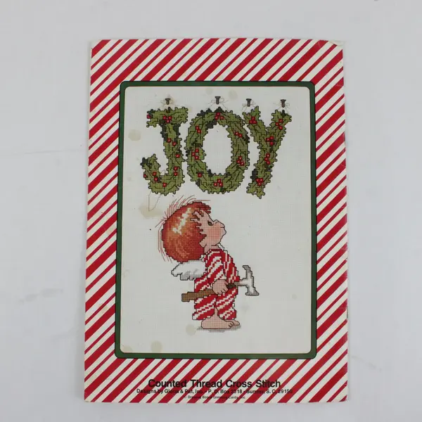 Designs by Gloria & Pat Vintage Cross-Stitch Patterns Christmas Angel Theme 1983