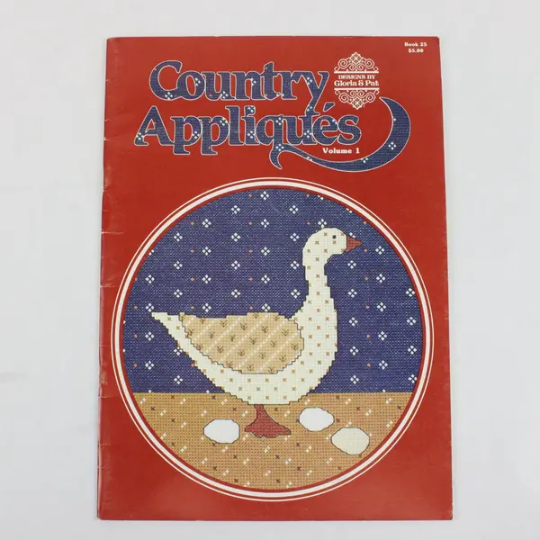 Designs by Gloria & Pat Vintage 1984 Country Appliques Patterns Volume 1 Good