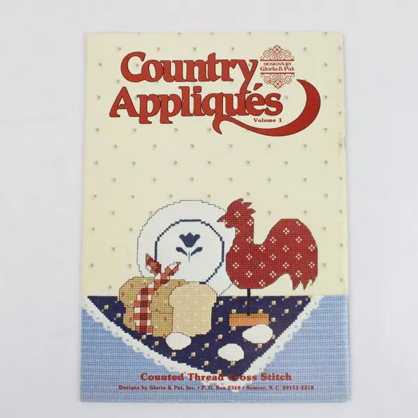 Designs by Gloria & Pat Vintage 1984 Country Appliques Patterns Volume 1 Good