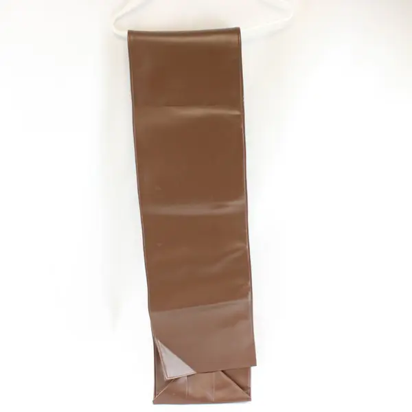 Lot of 2 Brown Leather Cue Storage Cases Unbranded