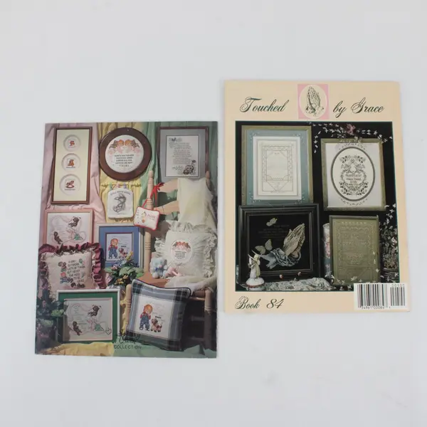 Lot of 2 Vintage Stoney Creek Collection Cross Stitch Patterns 1986 & 1990 Good