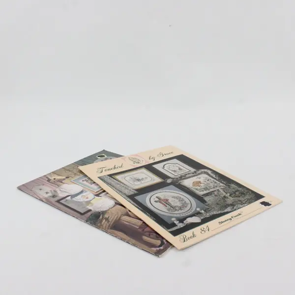 Lot of 2 Vintage Stoney Creek Collection Cross Stitch Patterns 1986 & 1990 Good