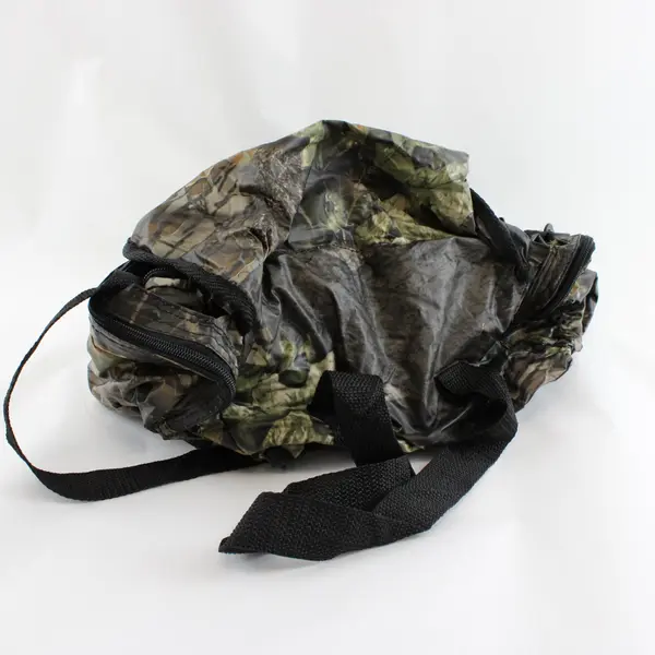 Outdoor Life Camo Small Duffle Bag 10x7 in Zip Carry Handles