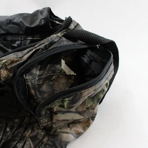 Outdoor Life Camo Small Duffle Bag 10x7 in Zip Carry Handles