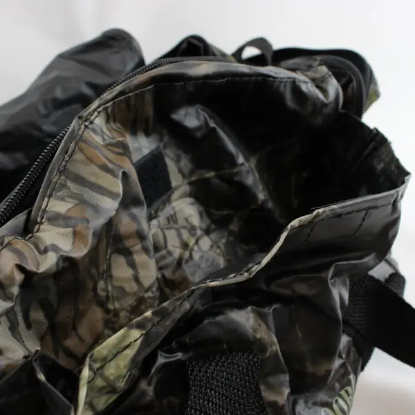 Outdoor Life Camo Small Duffle Bag 10x7 in Zip Carry Handles