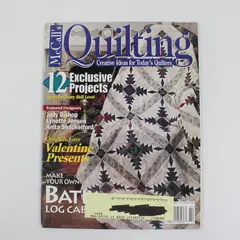 Vintage McCall's Quilting Magazine February 1998 12 Exclusive Projects Good