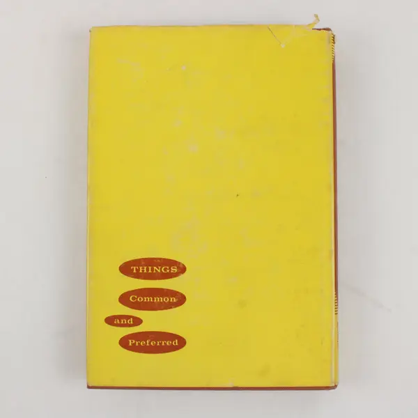 Things Common and Preferred Christian Perspectives Karl Olsson 1959 HC DJ