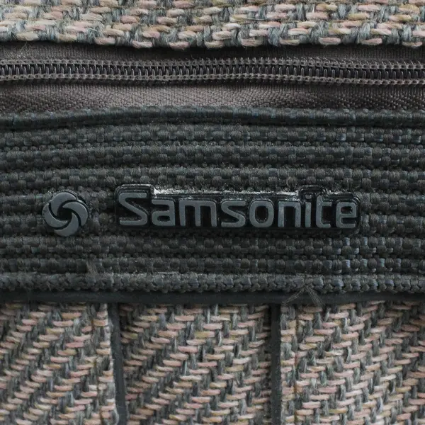 Vintage 1987 Samsonite Silhouette 4 Tweed Carry-On Shoulder Bag