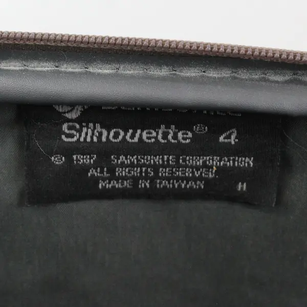 Vintage 1987 Samsonite Silhouette 4 Tweed Carry-On Shoulder Bag