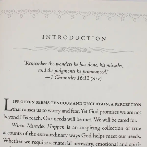 When Miracles Happen: True Stories of God's Divine Touch 2012 Hardcover