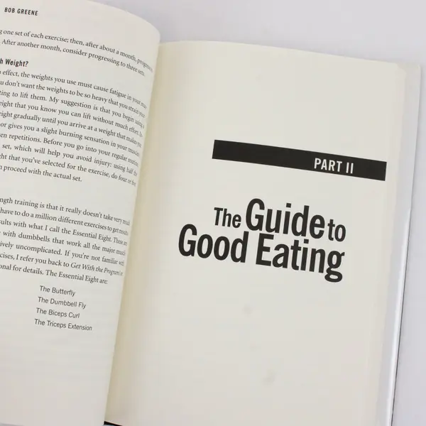 The Get With the Program! Guide to Good Eating Bob Greene 2003 HC DJ Great Food