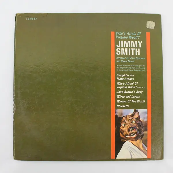 Jimmy Smith - Who's Afraid Of Virginia Woolf? 12" Vinyl LP