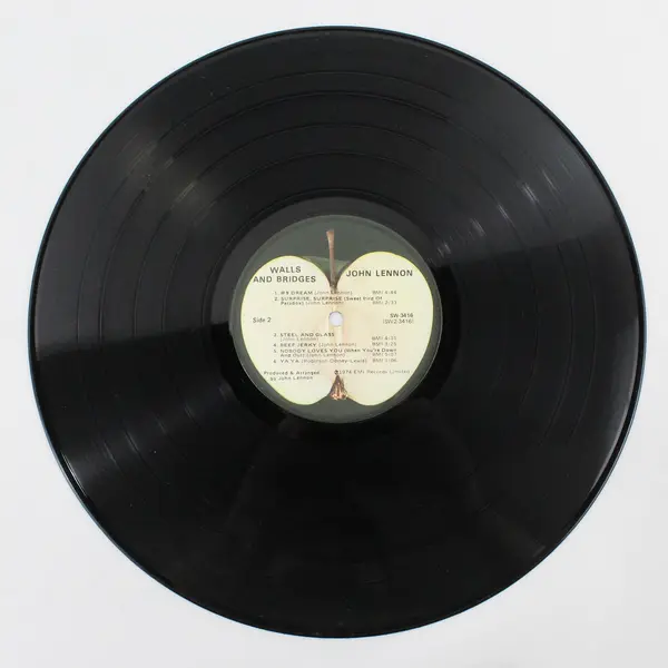 John Lennon Walls and Bridges LP Vinyl SW-3416 Apple Records