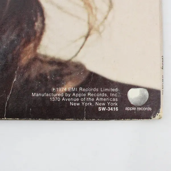 John Lennon Walls and Bridges LP Vinyl SW-3416 Apple Records