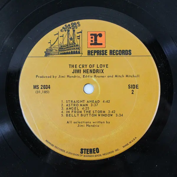   Jimi Hendrix – The Cry Of Love 12" Vinyl Record