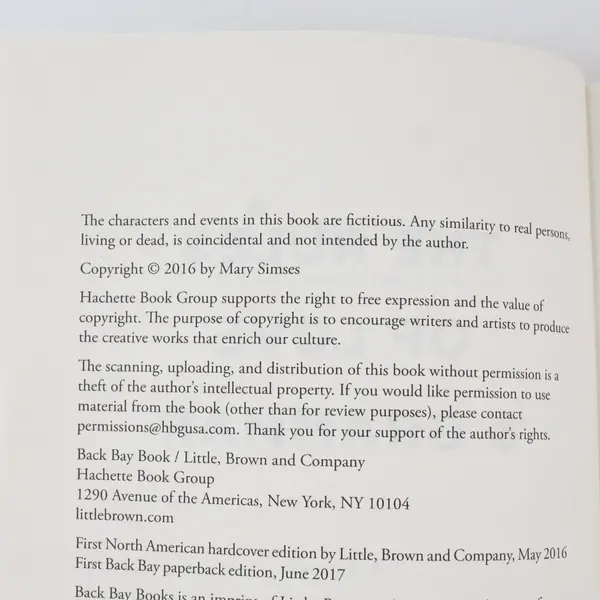 The Rules of Love and Grammar by Mary Simses 2017 Novel Paperback Good