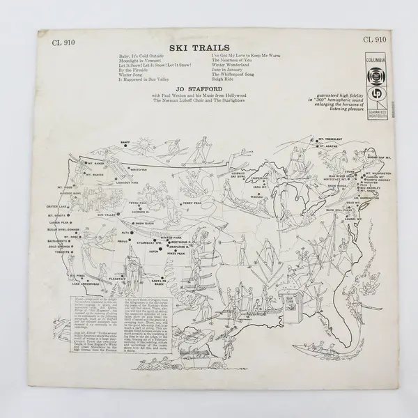 Jo Stafford - Ski Trails 12" Vinyl Record