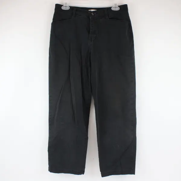 Lee At The Waist Women's 8 Petite Black Pants Trousers