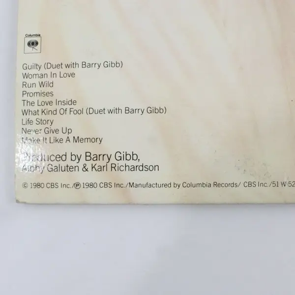 Barbra Streisand Guilty 12"  Vinyl Record 