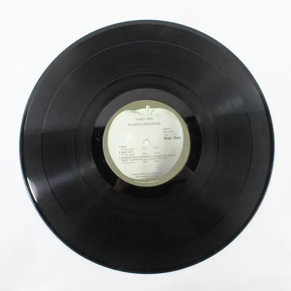 Yoko Ono Plastic Ono Band LP 12" Vinyl SW 3373 Apple Records