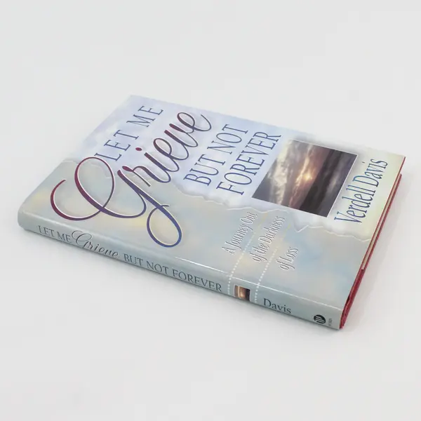 Vintage Let Me Grieve But Not Forever by Verdell Davis 1994 Hardcover DJ VG