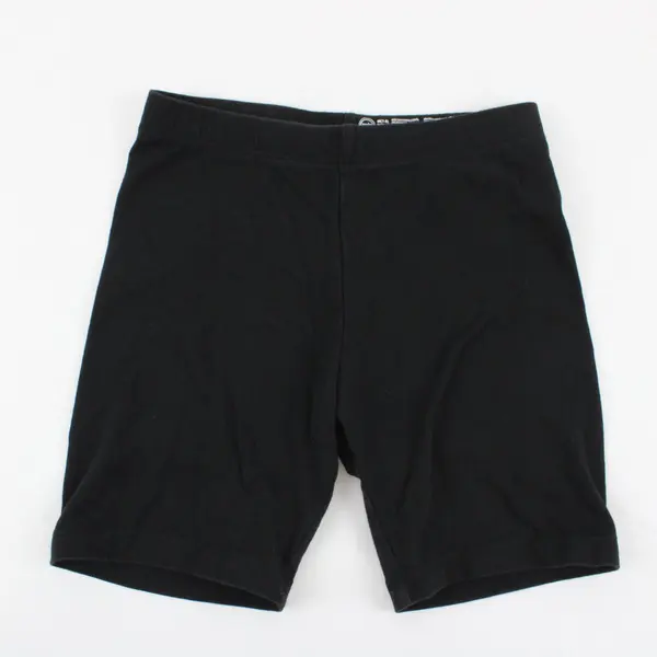 Wonder Nation Children's M (7-8) Black Cotton Biker Shorts