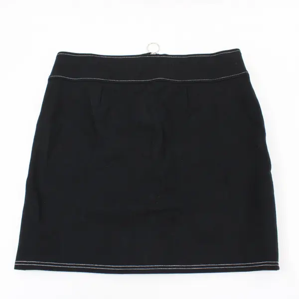 INC International Concepts Women’s Black Zip Up Skirt Medium With Pockets
