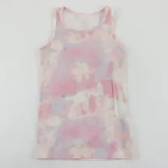 Wonder Nation Children's Pink and Purple Tie Dye Tank Top M (7-8)