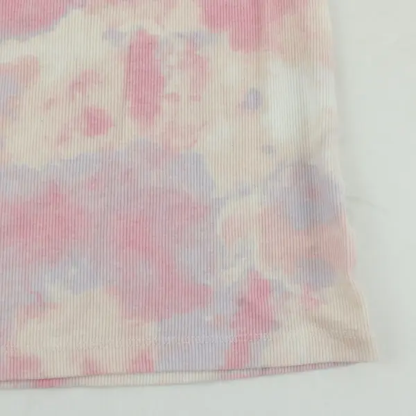 Wonder Nation Children's Pink and Purple Tie Dye Tank Top M (7-8)