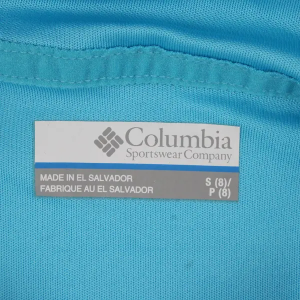 Columbia Sportswear Youth S(8) Blue Hooded Long Sleeve Performance Top