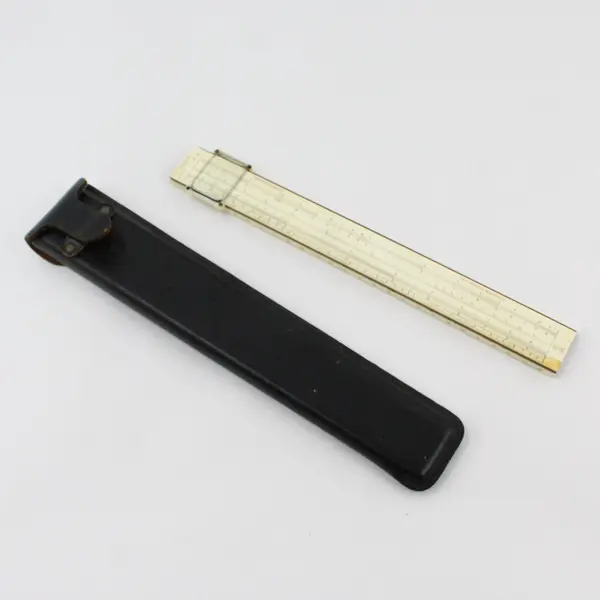 Vintage Kueffel & Esser Slide Rule With Black Leather Case N4053-3