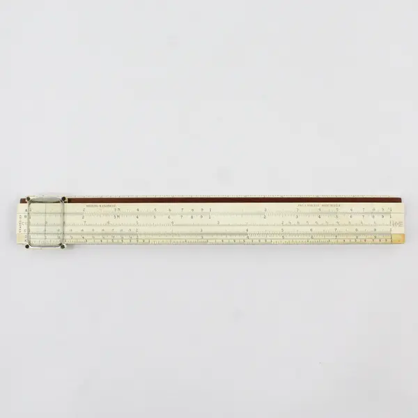 Vintage Kueffel & Esser Slide Rule With Black Leather Case N4053-3
