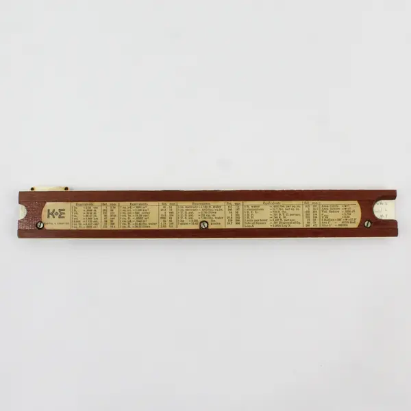 Vintage Kueffel & Esser Slide Rule With Black Leather Case N4053-3