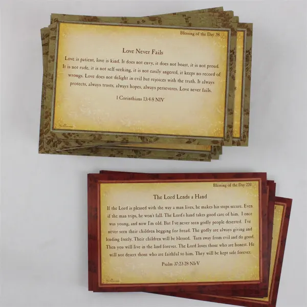 Legacy of Faith Blessing Box 365 Daily Scripture Blessings
