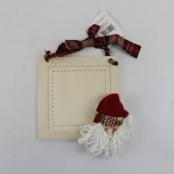 Michaels Stores Lot of 5 Plush Holiday Picture Frames Santa Snowman