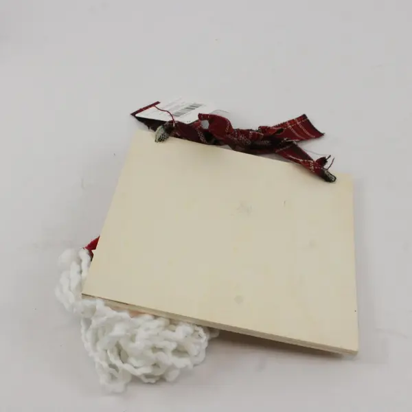 Michaels Stores Lot of 5 Plush Holiday Picture Frames Santa Snowman