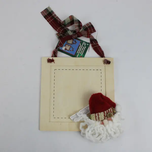Lot of 5 Plush Snowman Santa Holiday Picture Frames