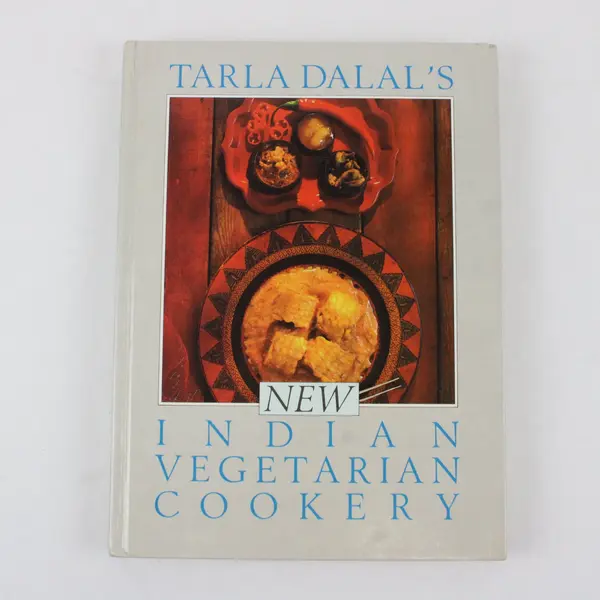 Vintage Tarla Dalal's New Indian Vegetarian Cookery 1st Impression 1986 HC Good