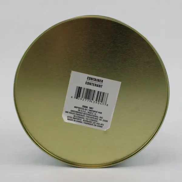 Round Metal Christmas Tin Have a Merry Christmas Ho Ho Ho 6.5in