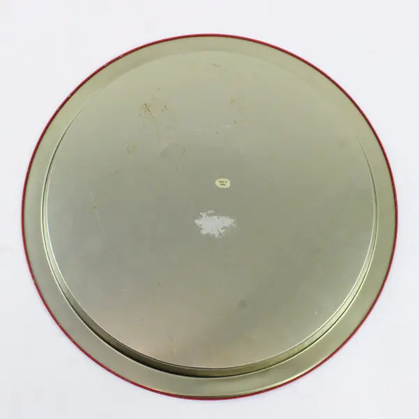 Potpourri Press 1989 Wm Schimmer Christmas Tin Serving Tray Vintage