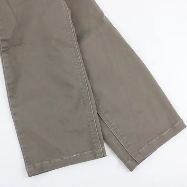 Liz Claiborne Classic Skinny Gray/Brown Womens 6 Stretchy Waistband Pants