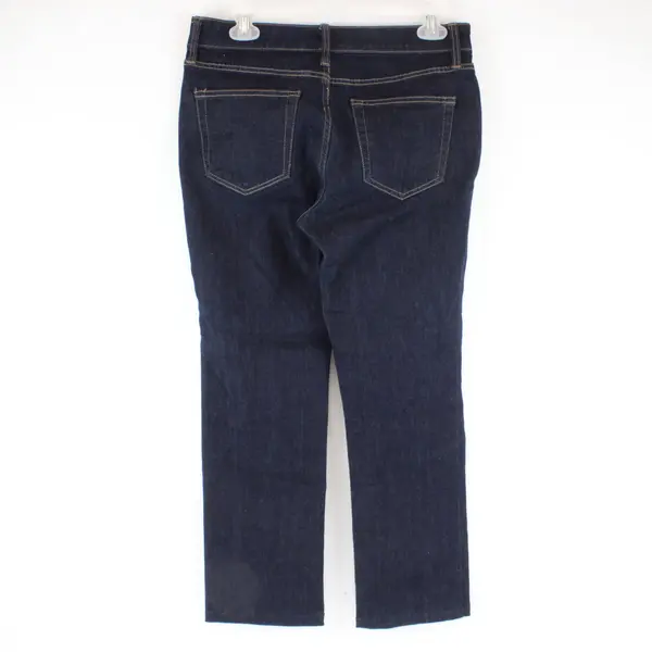St. John's Bay Womens 6P Straight Leg Dark Wash Stretch Petite Jeans