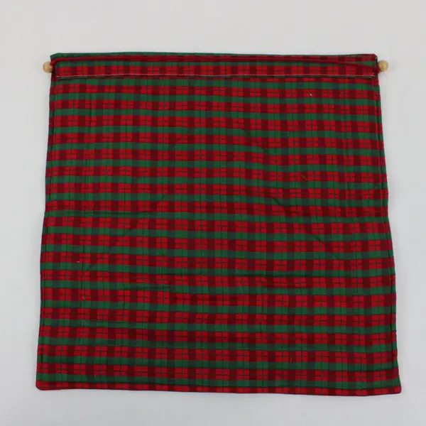 Handmade Quilted Christmas Tree Banner Holiday Wall Hanging Decor