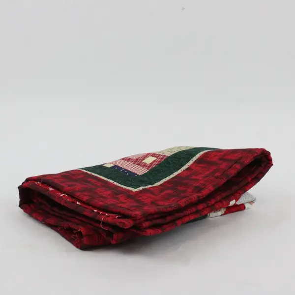 Marian Martell Handmade Quilted Santa Christmas Wall Hanging