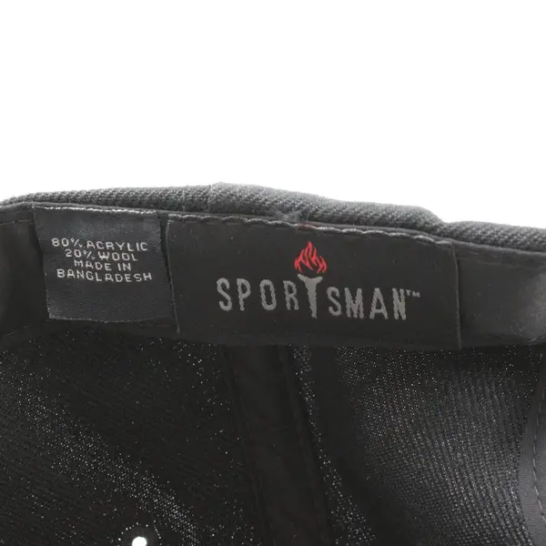 Sportsman First Federal Black Adjustable Baseball Cap Hat