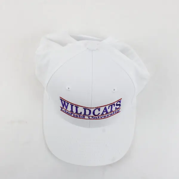 The Game Linfield University Wildcats White Adjustable Baseball Cap