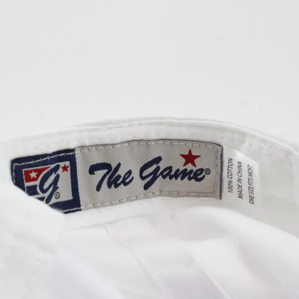 The Game Linfield University Wildcats White Adjustable Baseball Cap