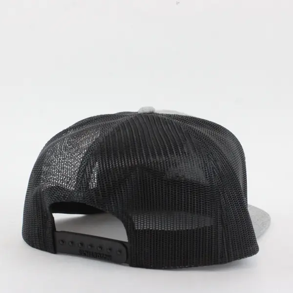 Richardson 512 Tabula Rasa Farms Black Gray Mesh Trucker Cap