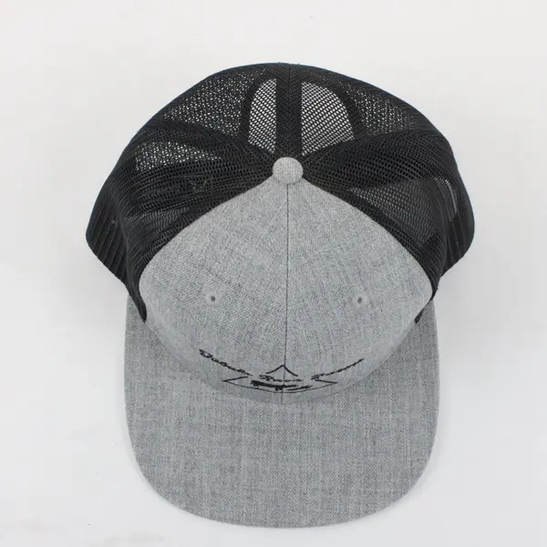 Richardson 512 Tabula Rasa Farms Black Gray Mesh Trucker Cap